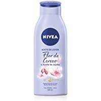 Los mejores  - Nivea Aceite en Loción Flor de Cerezo &amp- Aceite de Jojoba- Piel Normal y Seca- 400ml